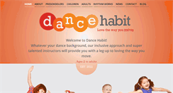 Desktop Screenshot of dancehabit.com.au